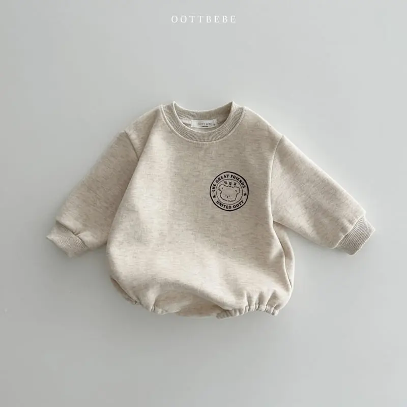 Oott Bebe - Korean Baby Fashion - #babyootd - Signiture Lettering Bodysuit - 2