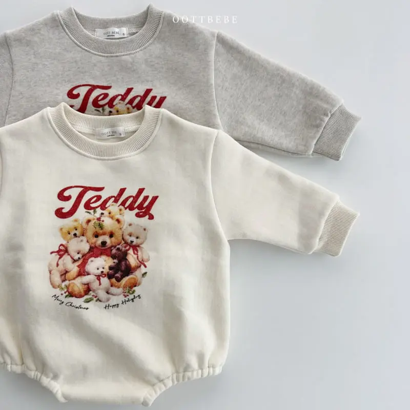 Oott Bebe - Korean Baby Fashion - #babyootd - Big Teddy Bodysuit - 12