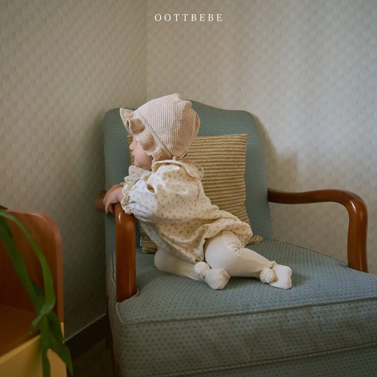 Oott Bebe - Korean Baby Fashion - #babyoutfit - Flower Frill Body Suit - 3