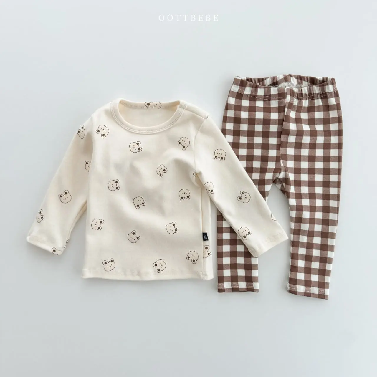 Oott Bebe - Korean Baby Fashion - #babyoutfit - Carroll Check Easywear - 10