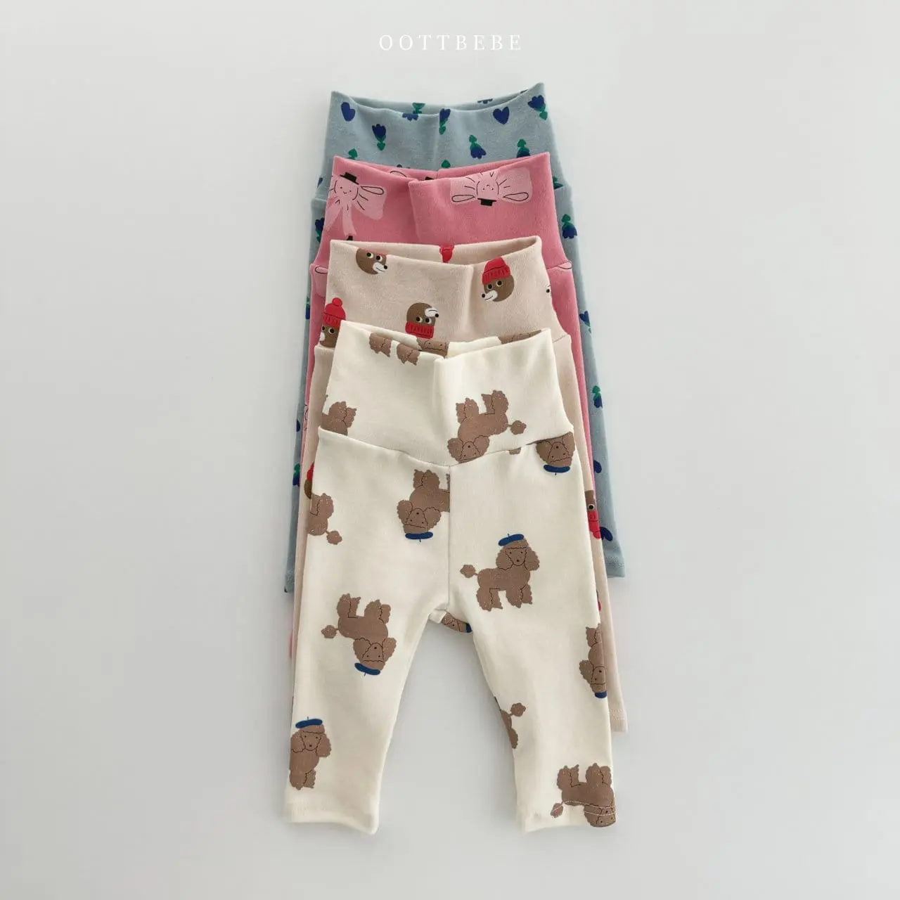 Oott Bebe - Korean Baby Fashion - #babywear - Animal Painting Bodysuit Leggings Set - 6