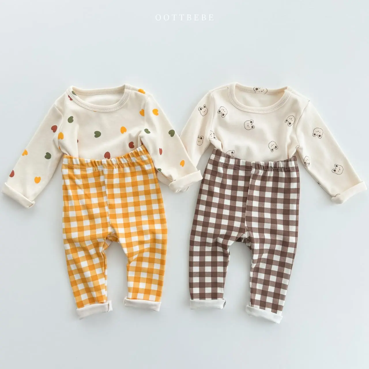 Oott Bebe - Korean Baby Fashion - #onlinebabyboutique - Carroll Check Easywear - 12