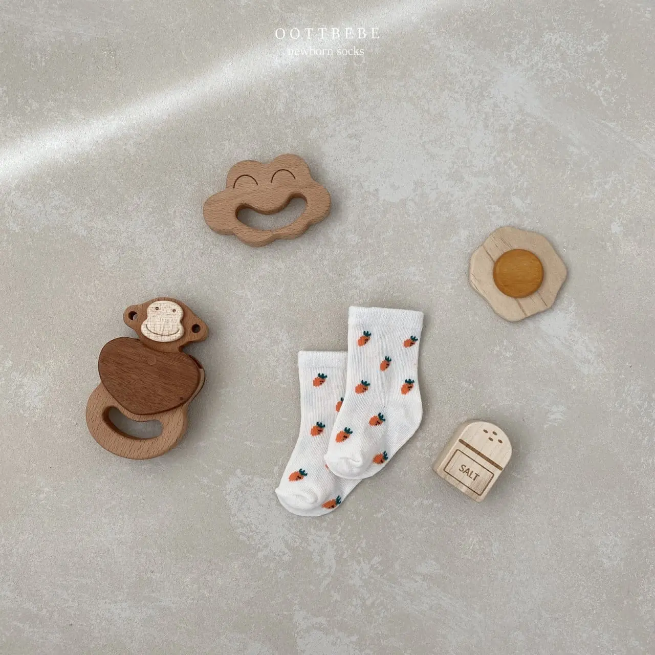Oott Bebe - Korean Baby Fashion - #onlinebabyshop - Newborn Socks - 5