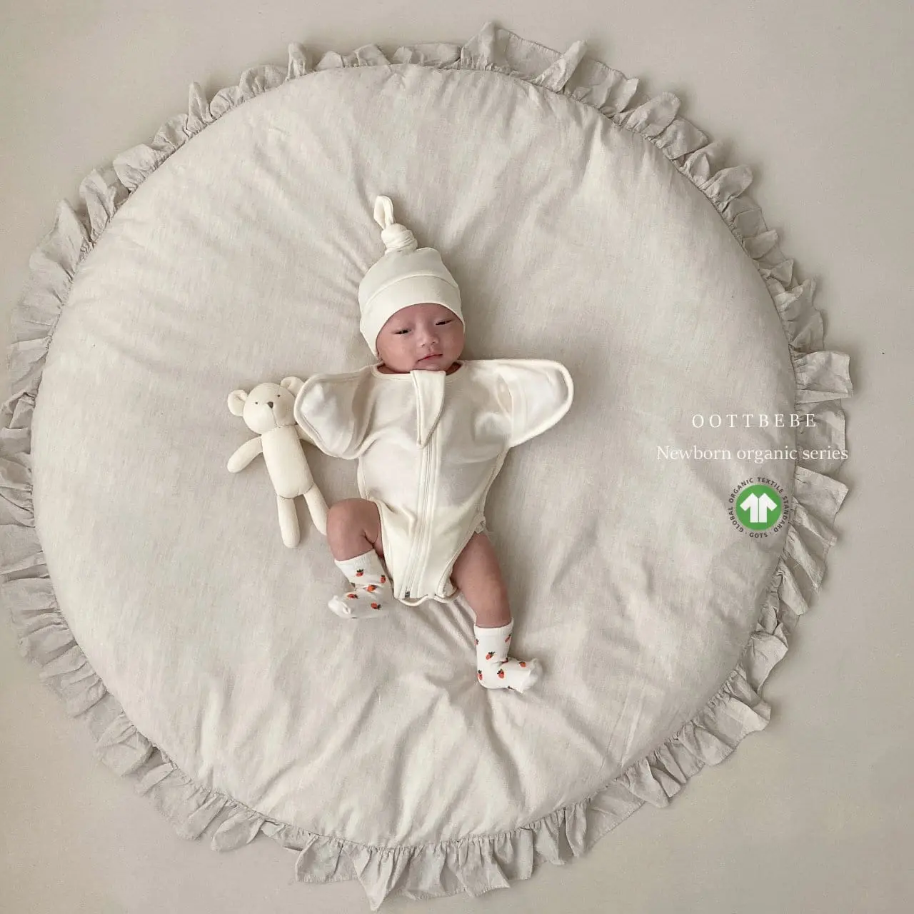 Oott Bebe - Korean Baby Fashion - #onlinebabyshop - Organic Baby C Mesh Easywear - 2