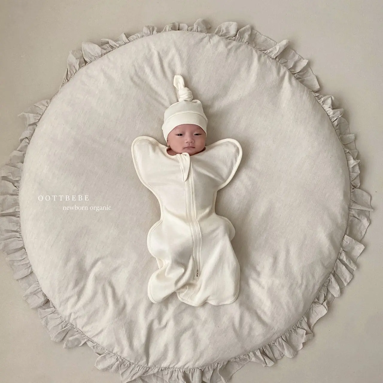 Oott Bebe - Korean Baby Fashion - #onlinebabyshop - Organic Butterfly Baby C Mesh Easywear