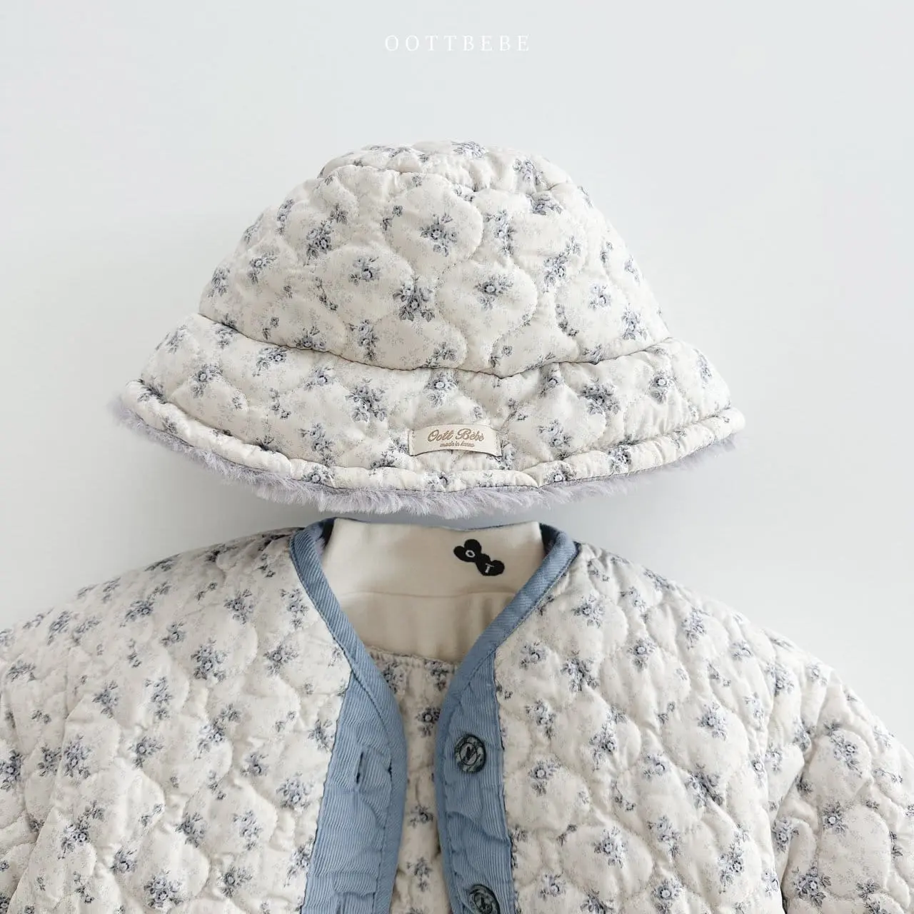 Oott Bebe - Korean Children Fashion - #Kfashion4kids - Sage Padding Bucket Hats - 8