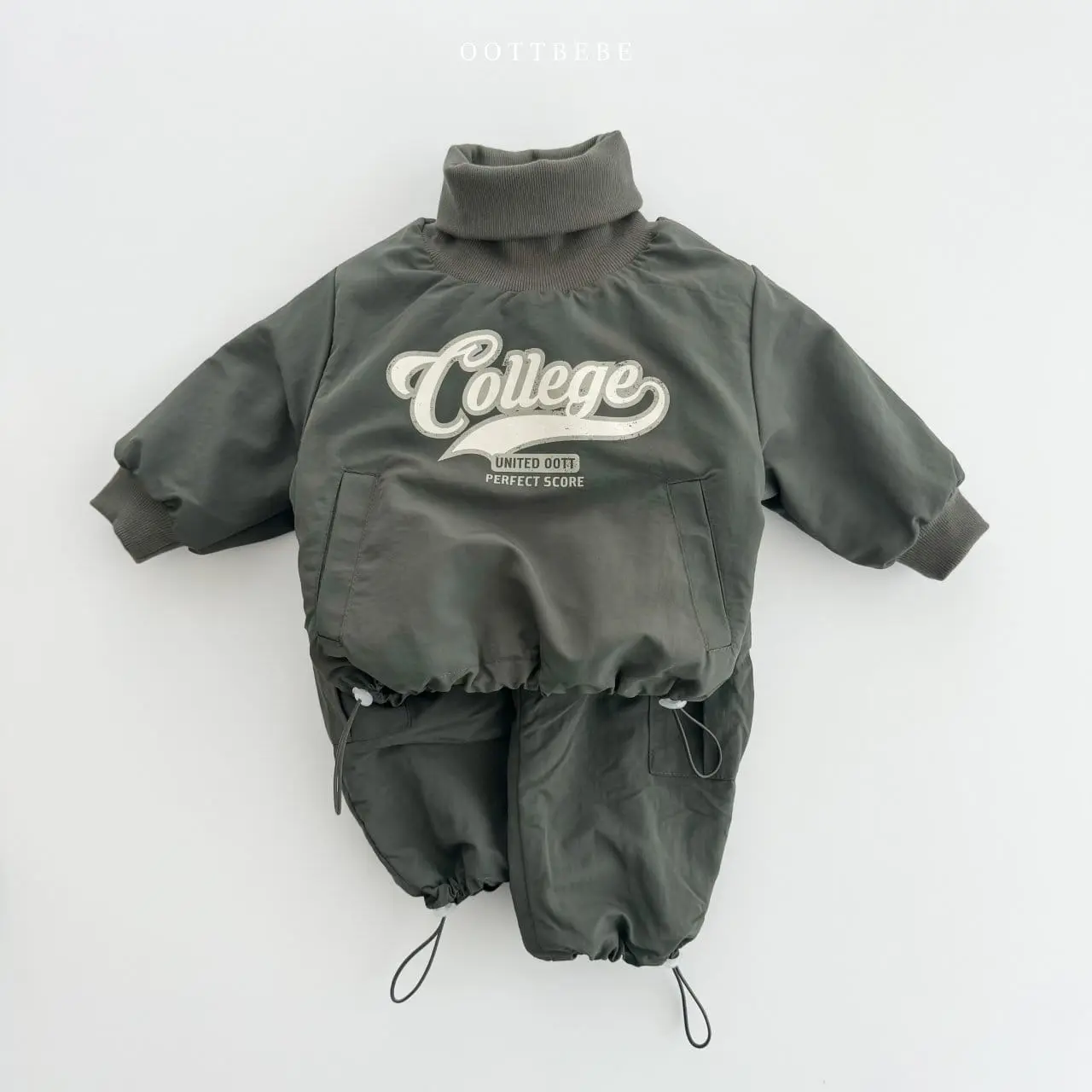 Oott Bebe - Korean Children Fashion - #Kfashion4kids - College Padding Sweatshirt - 7