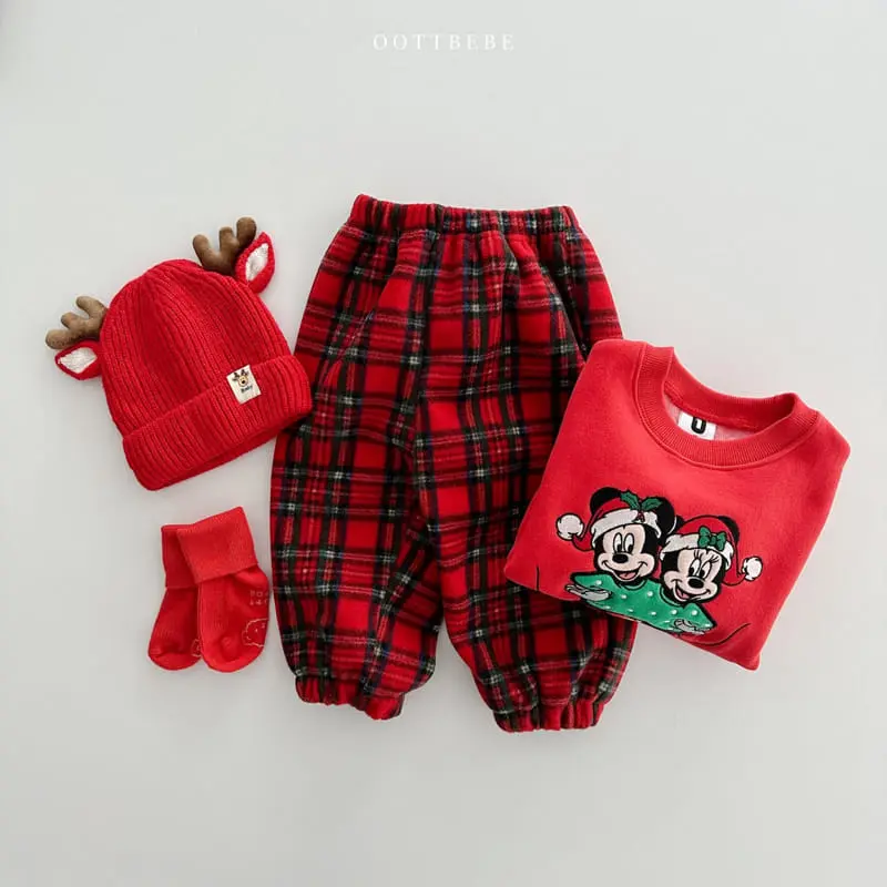 Oott Bebe - Korean Children Fashion - #childofig - Eve Check Pants - 10