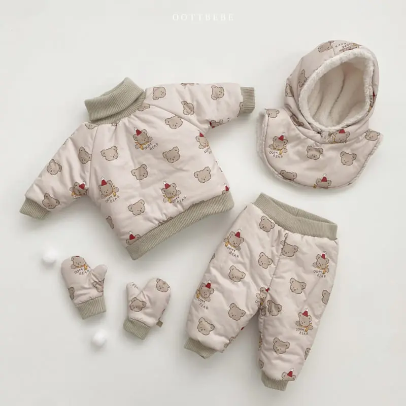 Oott Bebe - Korean Children Fashion - #childofig - Snowman Skii Set - 12