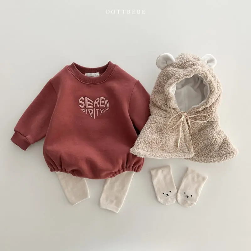 Oott Bebe - Korean Children Fashion - #childofig - Bear Hoody Bear Warmer - 9