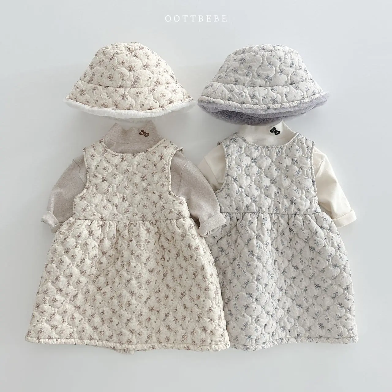 Oott Bebe - Korean Children Fashion - #childofig - Sage Padding One-Piece - 11