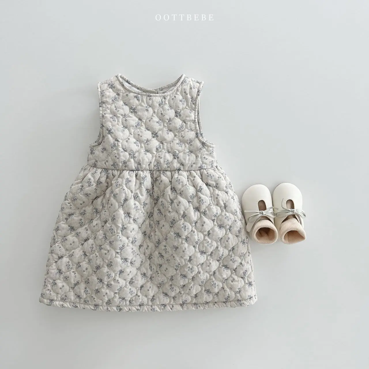 Oott Bebe - Korean Children Fashion - #childofig - Sage Padding One-Piece - 12
