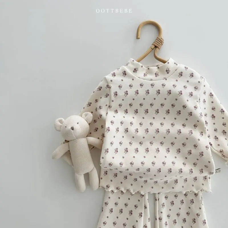Oott Bebe - Korean Children Fashion - #childrensboutique - Floral Easywear - 5