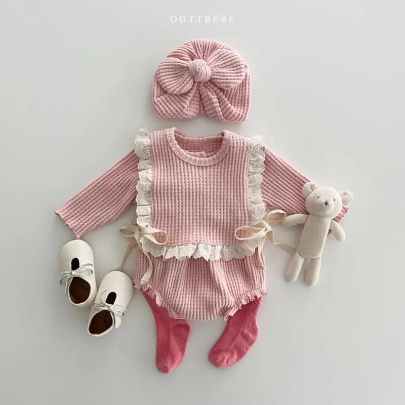 Oott Bebe - Korean Children Fashion - #designkidswear - Waffle Fleece Turban - 5