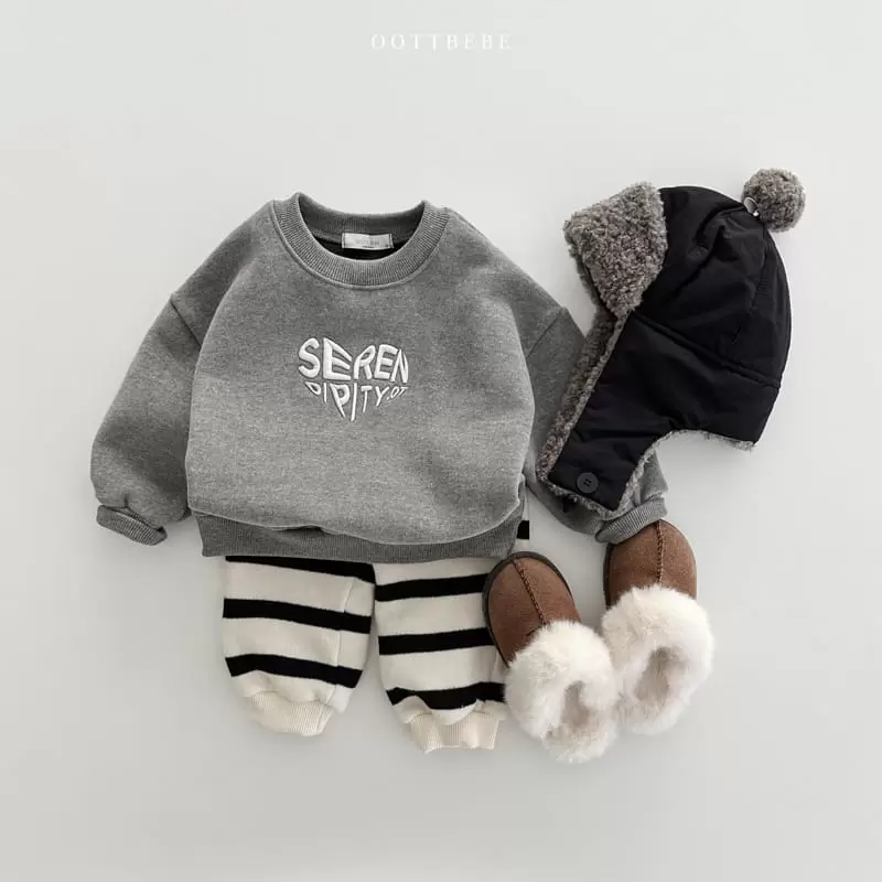 Oott Bebe - Korean Children Fashion - #designkidswear - Embo Sweatshirt - 6
