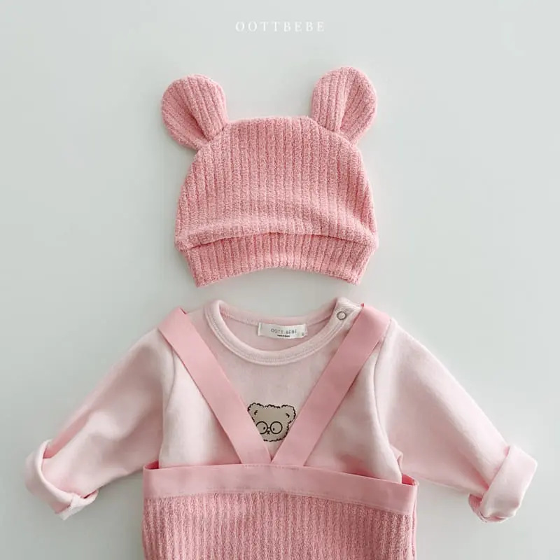 Oott Bebe - Korean Children Fashion - #discoveringself - Mongle Bear Hat - 2