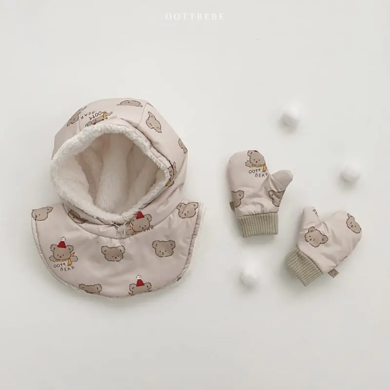 Oott Bebe - Korean Children Fashion - #discoveringself - Snowman Skii Hoody Warmer - 2
