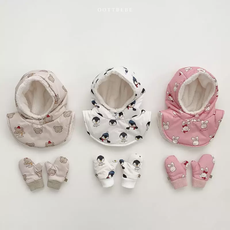 Oott Bebe - Korean Children Fashion - #discoveringself - Snowman Skii Gloves