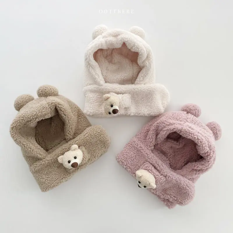 Oott Bebe - Korean Children Fashion - #discoveringself - Bear Hoody Neck Warmer - 11