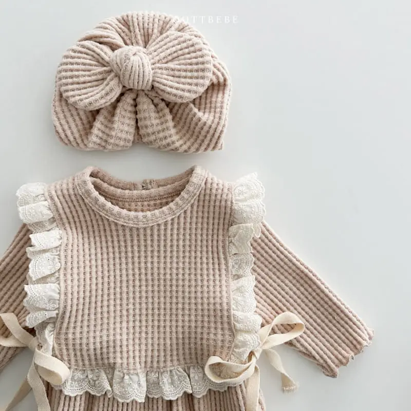 Oott Bebe - Korean Children Fashion - #fashionkids - Waffle Fleece Turban - 7
