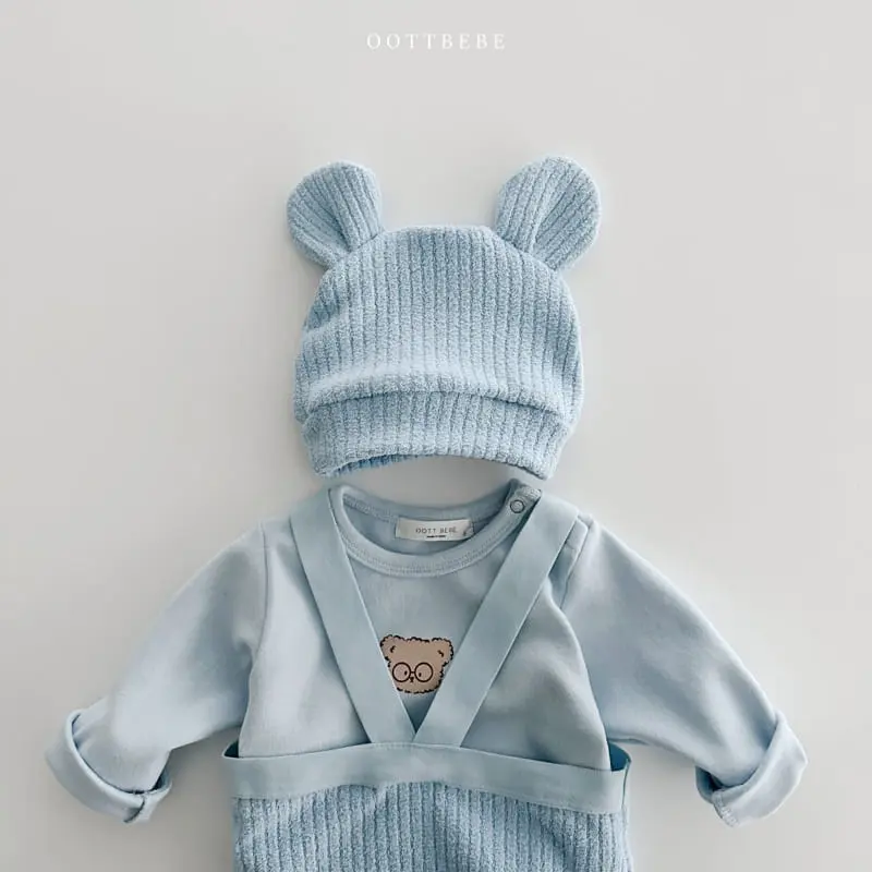 Oott Bebe - Korean Children Fashion - #fashionkids - Mongle Bear Hat - 3