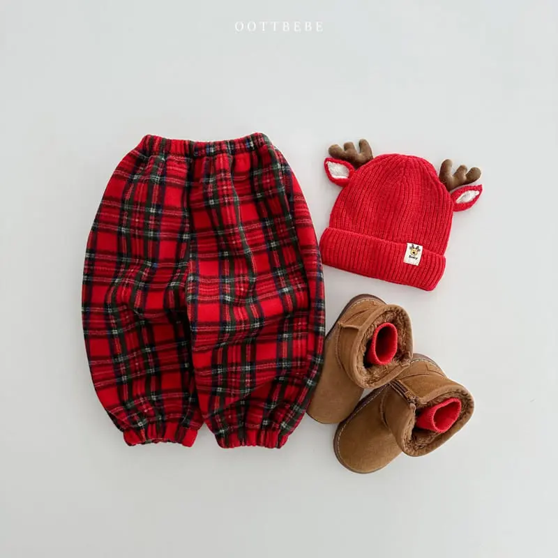 Oott Bebe - Korean Children Fashion - #fashionkids - Eve Check Pants