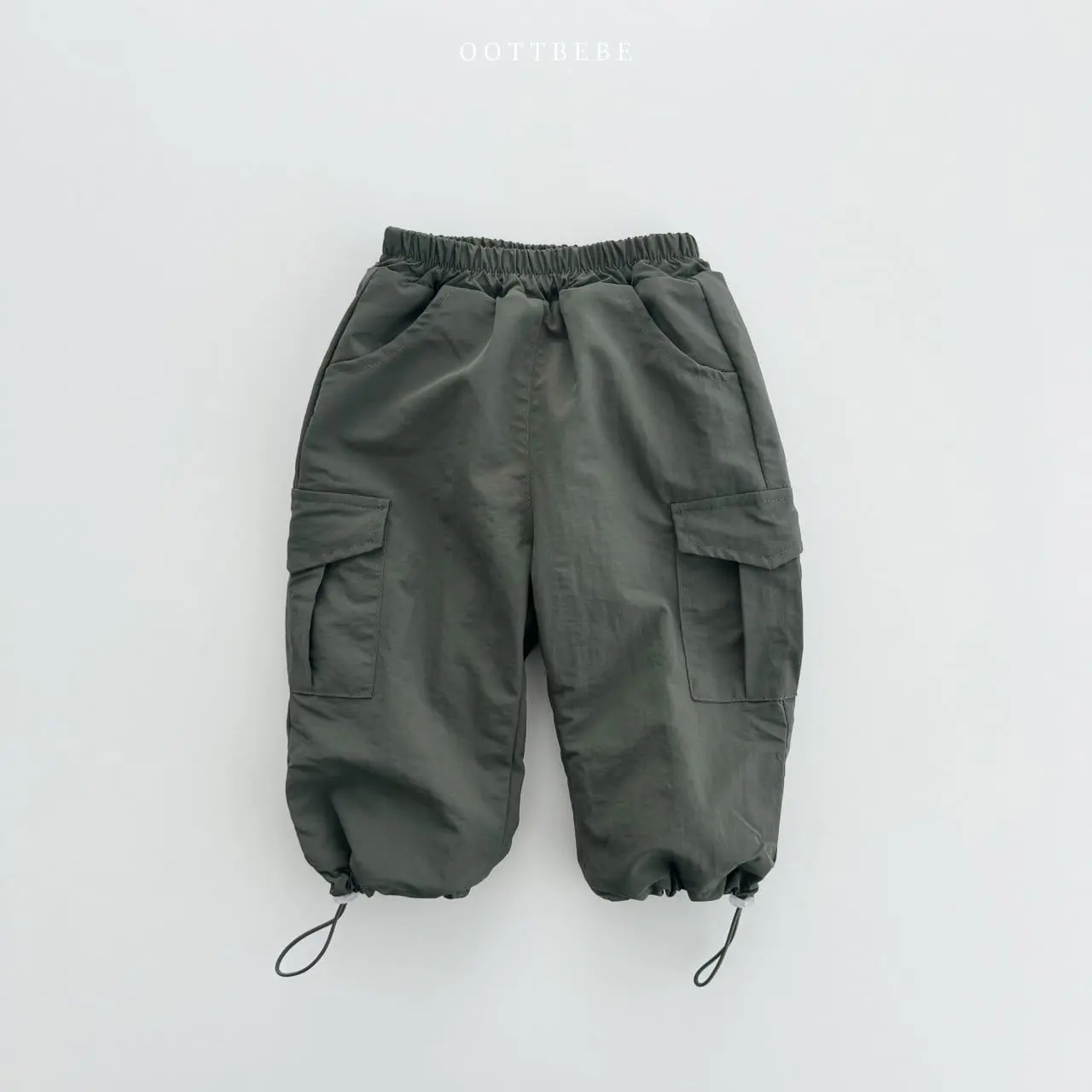 Oott Bebe - Korean Children Fashion - #discoveringself - College Padding Cargo Pants - 4