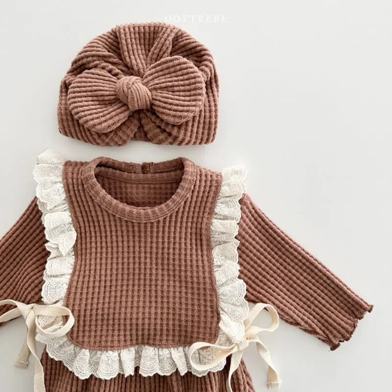 Oott Bebe - Korean Children Fashion - #kidsstore - Waffle Fleece Turban - 9