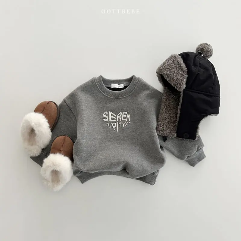 Oott Bebe - Korean Children Fashion - #kidsstore - Embo Sweatshirt - 10