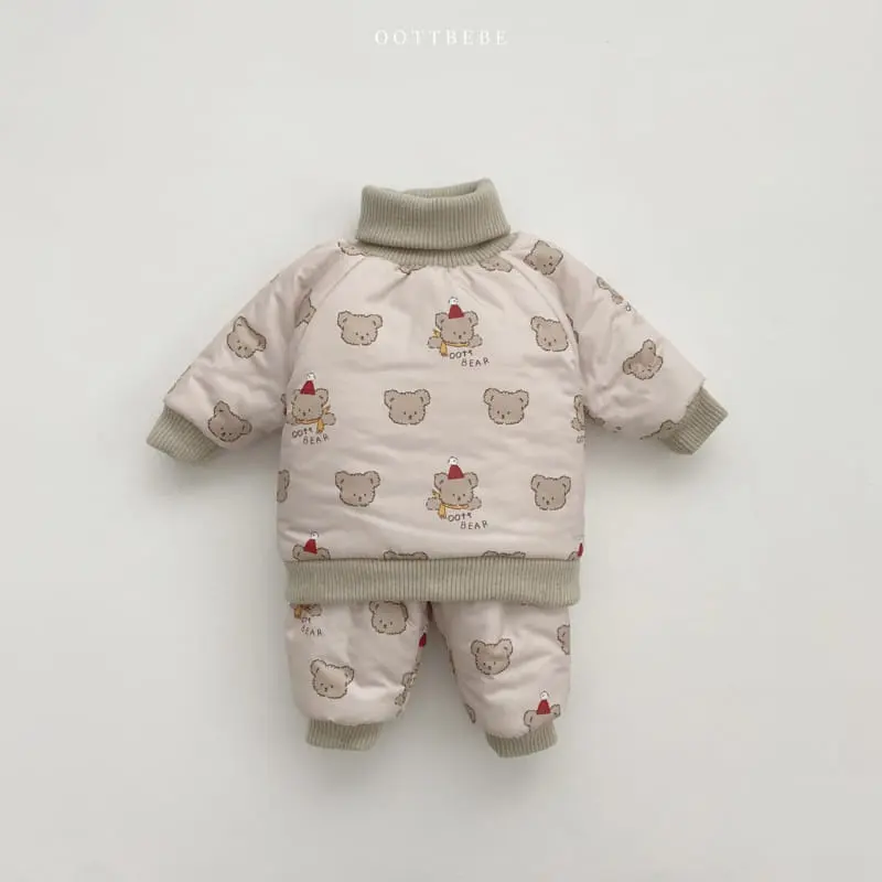 Oott Bebe - Korean Children Fashion - #kidsstore - Snowman Skii Set - 2