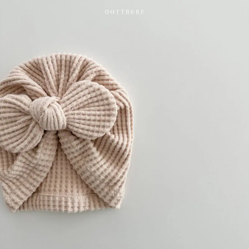 Oott Bebe - Korean Children Fashion - #kidzfashiontrend - Waffle Fleece Turban - 10