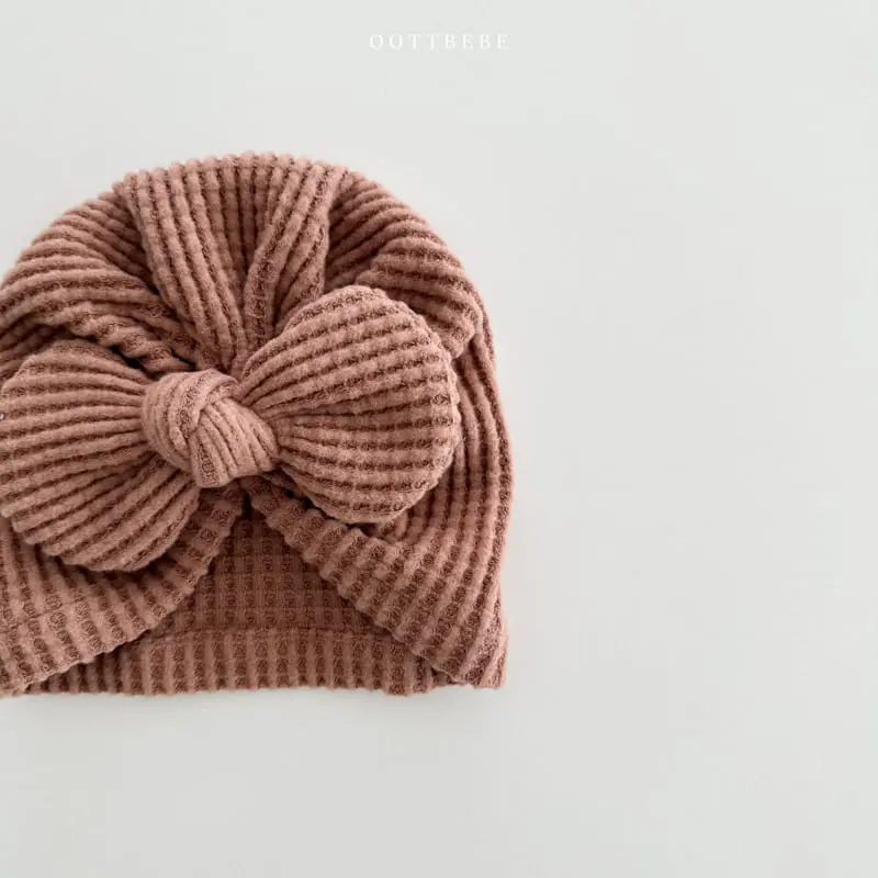 Oott Bebe - Korean Children Fashion - #littlefashionista - Waffle Fleece Turban - 12