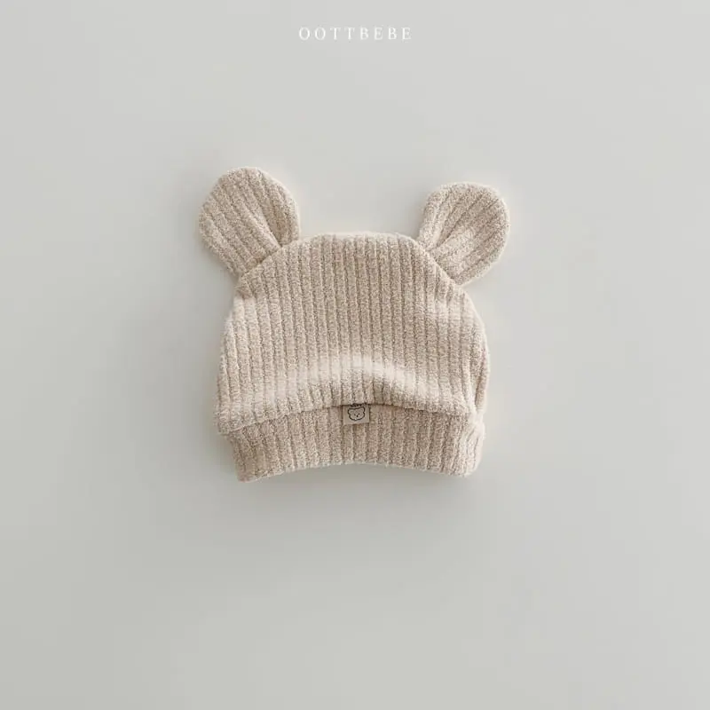 Oott Bebe - Korean Children Fashion - #littlefashionista - Mongle Bear Hat - 8
