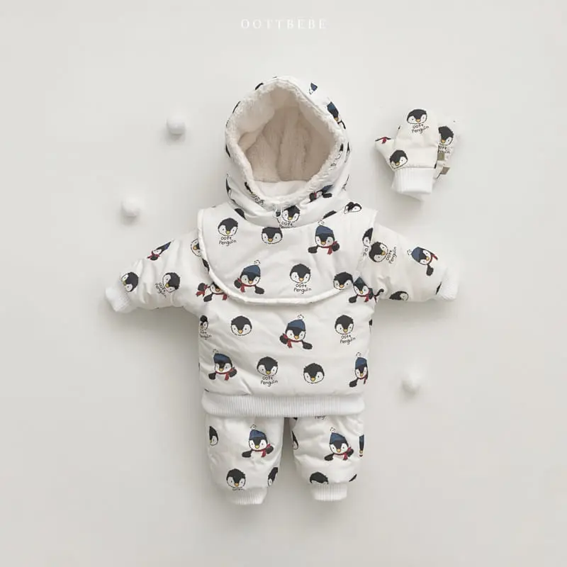 Oott Bebe - Korean Children Fashion - #littlefashionista - Snowman Skii Set - 5
