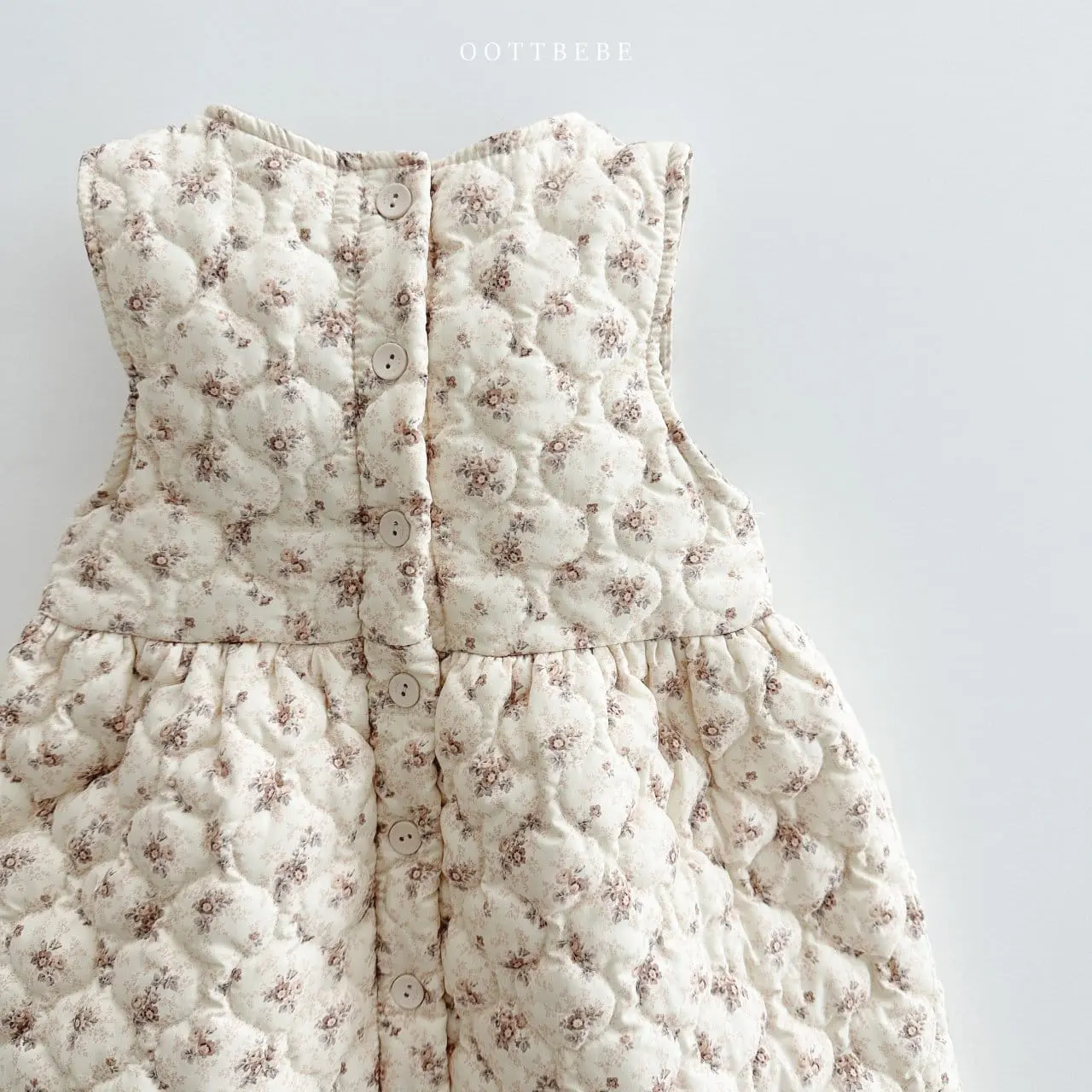 Oott Bebe - Korean Children Fashion - #littlefashionista - Sage Padding One-Piece - 7