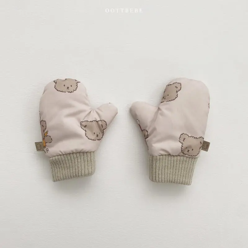 Oott Bebe - Korean Children Fashion - #magicofchildhood - Snowman Skii Gloves - 8