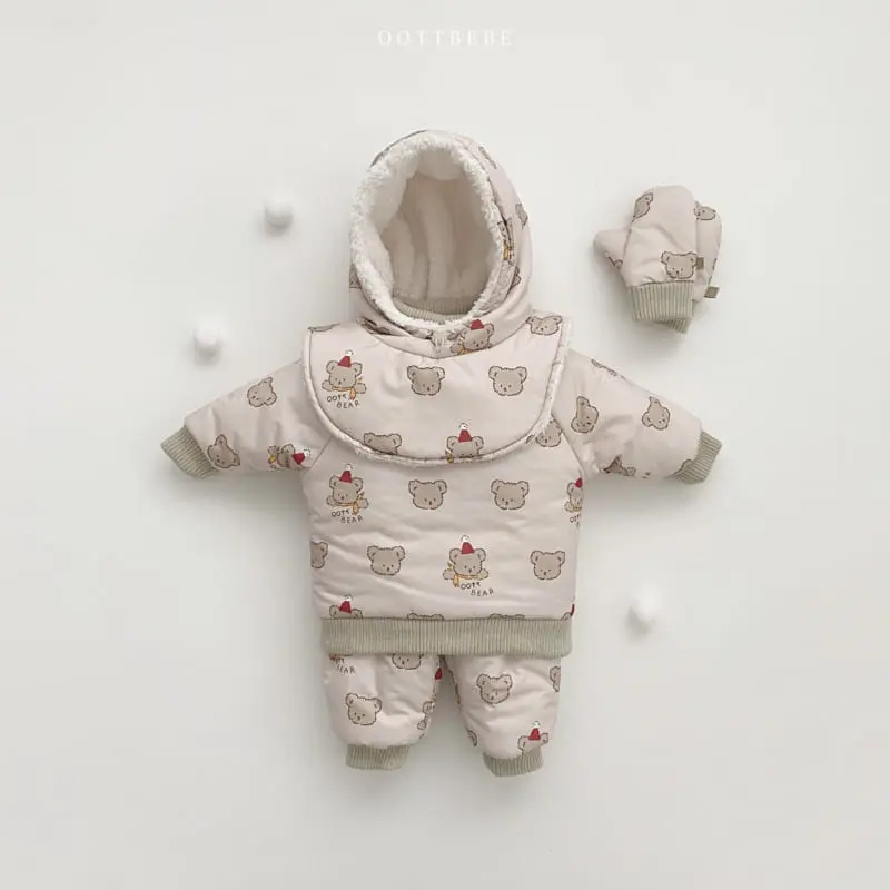 Oott Bebe - Korean Children Fashion - #magicofchildhood - Snowman Skii Set - 6