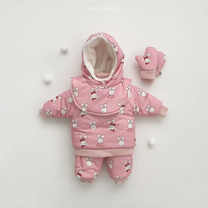 Oott Bebe - Korean Children Fashion - #minifashionista - Snowman Skii Set - 7