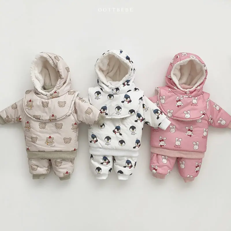 Oott Bebe - Korean Children Fashion - #prettylittlegirls - Snowman Skii Set - 8