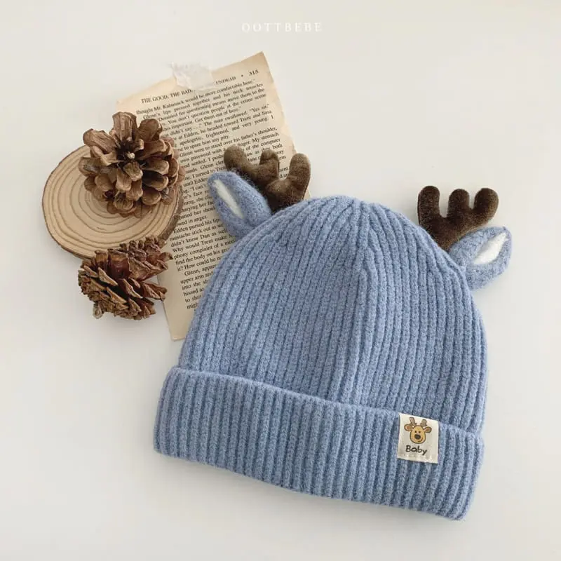 Oott Bebe - Korean Children Fashion - #prettylittlegirls - Rudolf Beanie - 3