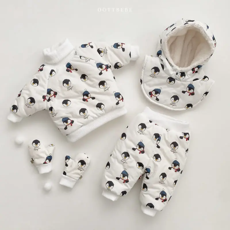 Oott Bebe - Korean Children Fashion - #stylishchildhood - Snowman Skii Set - 11