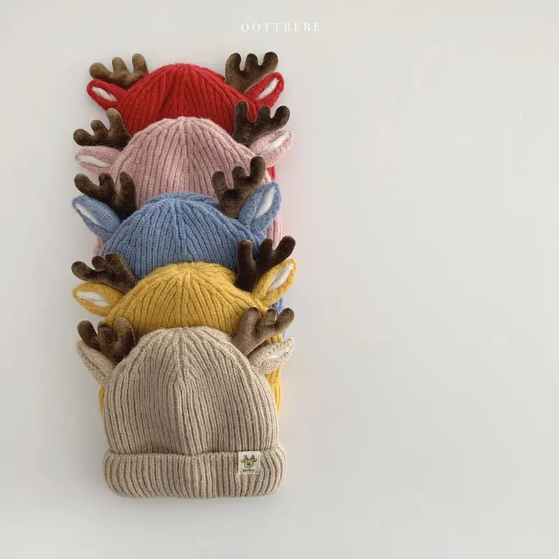Oott Bebe - Korean Children Fashion - #stylishchildhood - Rudolf Beanie - 6