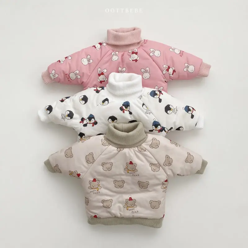 Oott Bebe - Korean Children Fashion - #todddlerfashion - Snowman Skii Set - 9