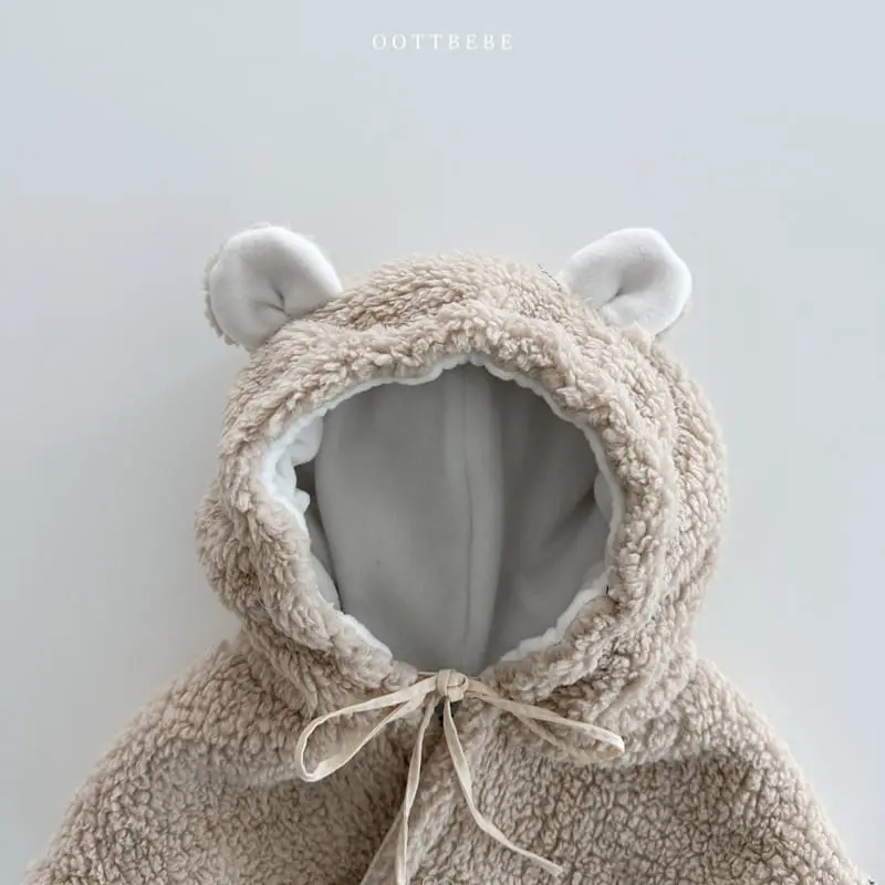 Oott Bebe - Korean Children Fashion - #todddlerfashion - Bear Hoody Bear Warmer - 6