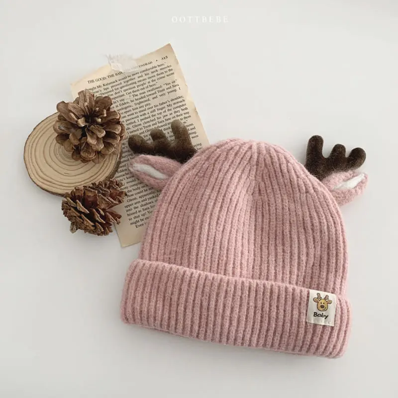 Oott Bebe - Korean Children Fashion - #prettylittlegirls - Rudolf Beanie - 4