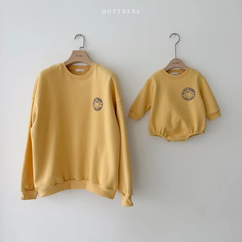 Oott Bebe - Korean Women Fashion - #momslook - Signiture Sweatshirt Mom - 7
