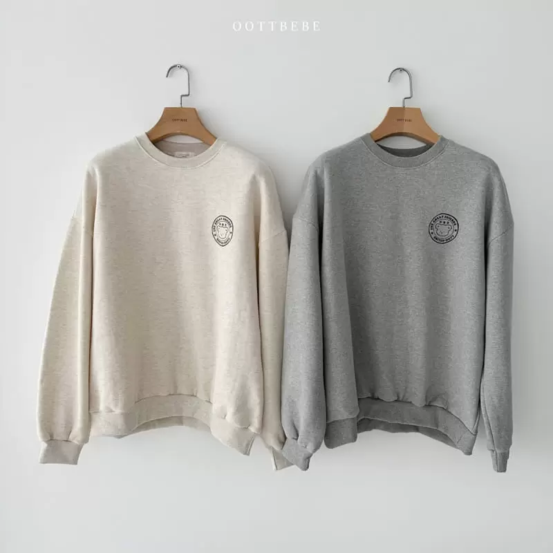 Oott Bebe - Korean Women Fashion - #momslook - Signiture Sweatshirt Mom - 9