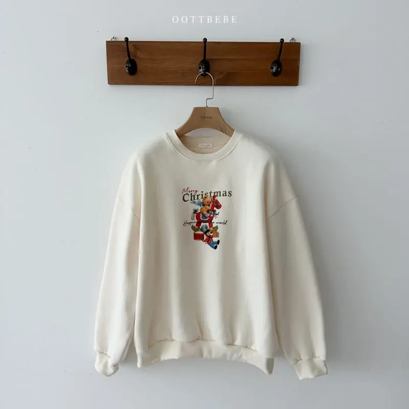Oott Bebe - Korean Women Fashion - #momslook - Happiness Sweatshirt Mom
