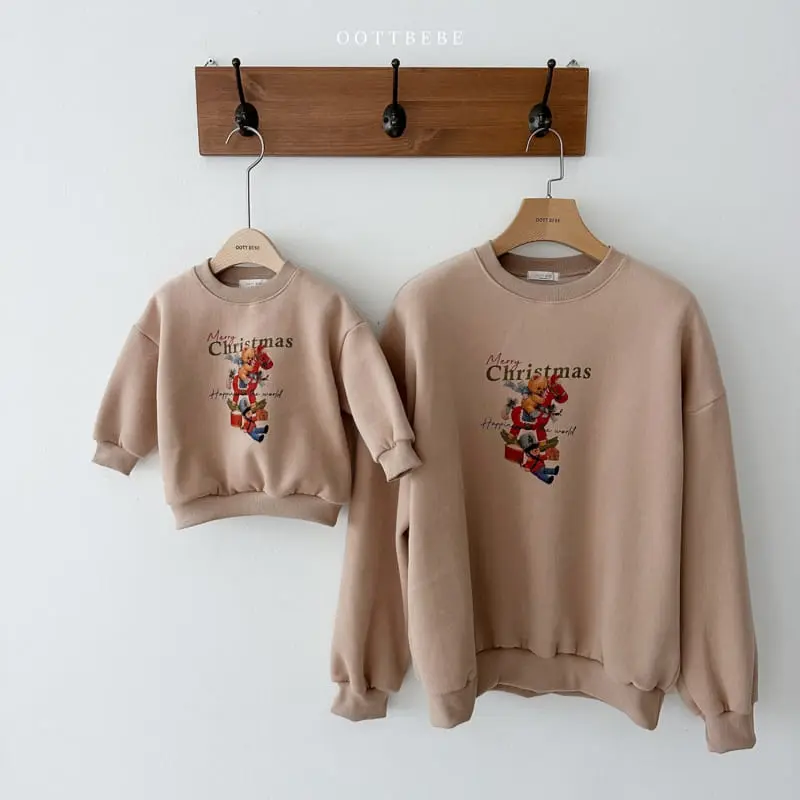 Oott Bebe - Korean Women Fashion - #momslook - Happiness Sweatshirt Mom - 8