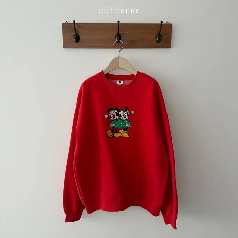 Oott Bebe - Korean Women Fashion - #momslook - M M Sweatshirt Mom